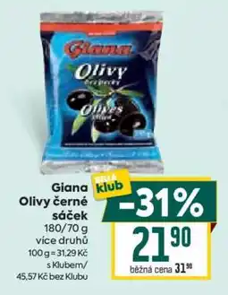 Billa Giana Olivy černé sáček nabídka