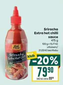 Billa Sriracha Extra Hot Chilli Sauce nabídka