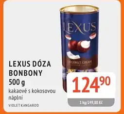 Coop hb Lexus dóza bonbony kakaové s kokosovou náplní nabídka