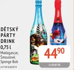 Coop hb Dětský párty drink nabídka
