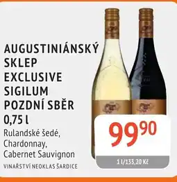 Coop hb Augustiniánský sklep exclusive sigilum pozdní sběr nabídka