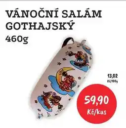 RABBIT řeznictví VÁNOČNÍ SALAM GOTHAJSKÝ 460g nabídka