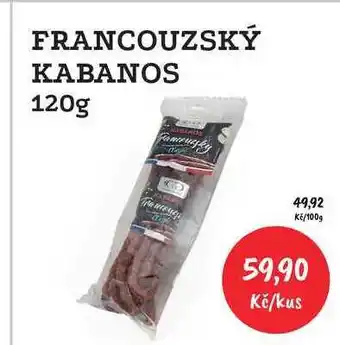RABBIT řeznictví FRANCOUZSKÝ KABANOS 120g nabídka