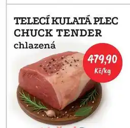 RABBIT řeznictví TELECÍ KULATÁ PLEC CHUCK TENDER chlazená 1kg nabídka