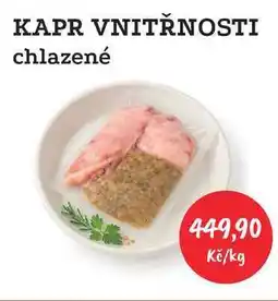 RABBIT řeznictví KAPR VNITŘNOSTI chlazené 1kg nabídka
