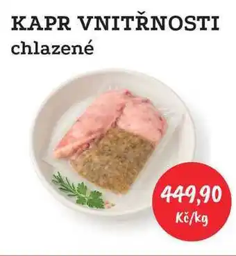 RABBIT řeznictví KAPR VNITŘNOSTI chlazené 1kg nabídka
