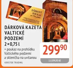Coop hb Dárková kazeta valtické podzemí nabídka