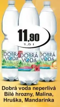 Adam Dobrá voda neperlivá Bílé hrozny, Malina, Hruška, Mandarinka nabídka