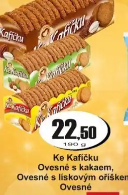 Adam Ke Kafíčku Ovesné s kakaem, Ovesné s lískovým oříškem, Ovesné nabídka