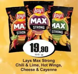 Adam Lays Max Strong Chili & Lime, Hot Wings, Cheese & Cayenne nabídka