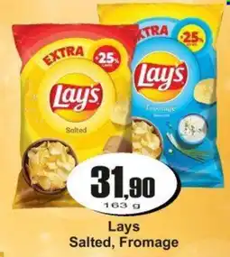 Adam Lays Salted, Fromage nabídka