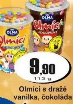 Adam OLMA Olmíci s dražé vanilka, čokoláda nabídka