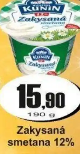 Zakysaná smetana 12%