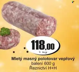Adam Mletý masný polotovar vepřový nabídka