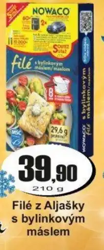 Adam NOWACO Filé z Aljašky s bylinkovým máslem nabídka