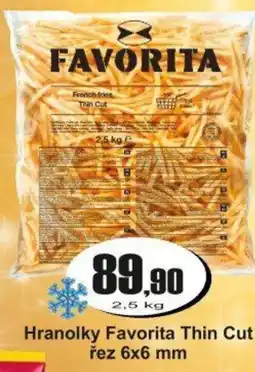 Adam Hranolky Favorita Thin Cut řez 6x6 mm nabídka