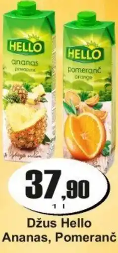 Adam Džus Hello Ananas, Pomeranč nabídka