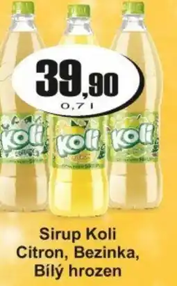 Adam Sirup Koli Citron, Bezinka, Bílý hrozen nabídka