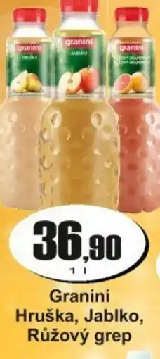 Adam Granini Hruška, Jablko, Růžový grep nabídka