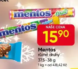 Hruška MENTOS nabídka