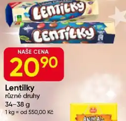 Hruška Lentilky nabídka