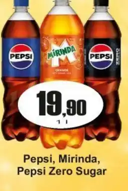 Adam Pepsi, Mirinda, Pepsi Zero Sugar nabídka