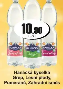 Adam Hanácká kyselka Grep, Lesní plody, Pomeranč, Zahradní směs nabídka