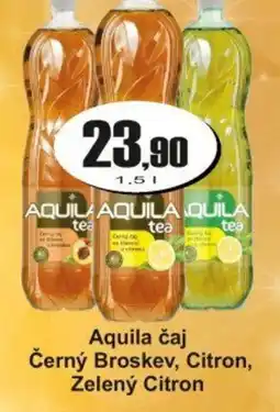 Adam Aquila čaj Černý Broskev, Citron, Zelený Citron nabídka