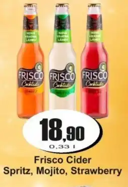 Adam Frisco Cider Spritz, Mojito, Strawberry nabídka