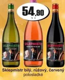 Adam Sklepmistr bílý, růžový, červený polosladké nabídka