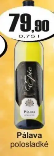 Adam Pálava polosladké nabídka