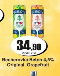 Adam Becherovka Beton 4,5% Original, Grapefruit nabídka