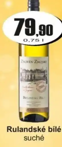 Adam Rulandské bílé suché nabídka