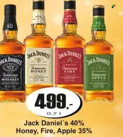Adam Jack Daniel´s 40% Honey, Fire, Apple 35% nabídka