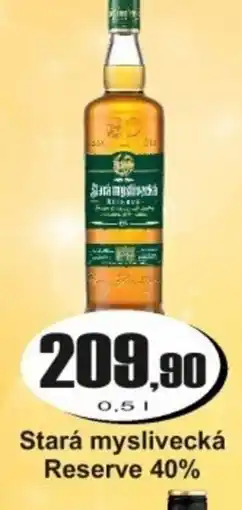Adam Stará myslivecká Reserve 40% nabídka