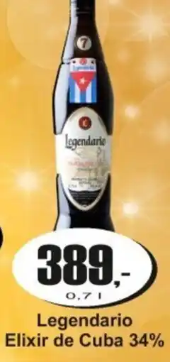 Adam Legendario Elixir de Cuba 34% nabídka