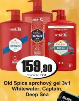 Adam Old Spice sprchový gel 3v1 Whitewater, Captain, Deep Sea nabídka