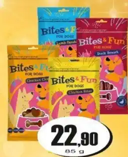 Adam Bites & Fun pro psy Jehněčí sendvič, Kachní prsíčka, Kuřecí chipsy, Kuřecí kousky nabídka