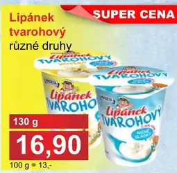 PLUS JIP MADETA Lipánek tvarohový nabídka