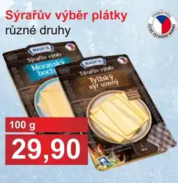 PLUS JIP Madeta Sýrařův výběr plátky nabídka