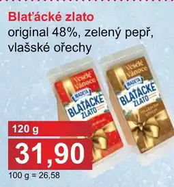 PLUS JIP Blať'ácké zlato original 48%, zelený pepř, vlašské ořechy nabídka