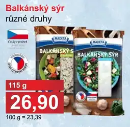PLUS JIP MADETA Balkánský sýr nabídka