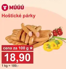 PLUS JIP Hoštické párky nabídka
