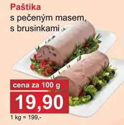 PLUS JIP Paštika s pečeným masem, s brusinkami nabídka