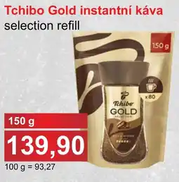 PLUS JIP Tchibo Gold instantní káva selection refill nabídka