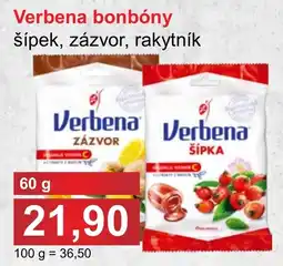 PLUS JIP Verbena bonbóny šípek, zázvor, rakytník nabídka