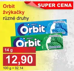 PLUS JIP Orbit žvýkačky nabídka