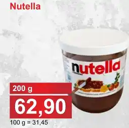 PLUS JIP Nutella nabídka