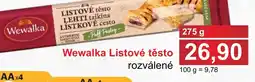 PLUS JIP Wewalka Listové těsto rozválené nabídka