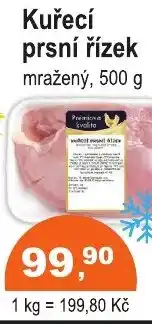 COOP DISKONT Kuřecí prsní řízek mražený nabídka